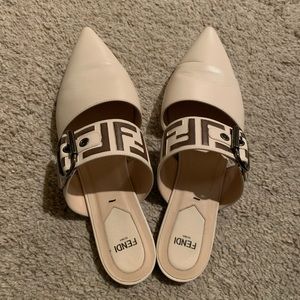 Fendi FF Buckle Flats